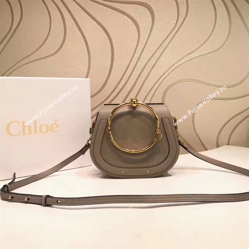 Chloe small nile bracelet shoulder gray bag 4464
