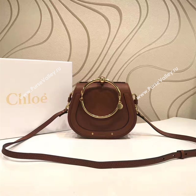 Chloe small nile bracelet coffee shoulder bag 4465