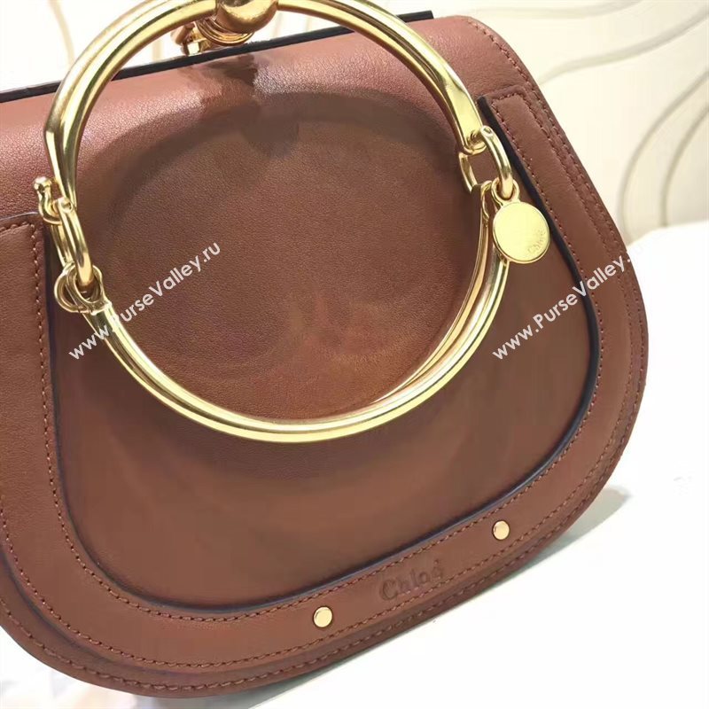Chloe small nile bracelet coffee shoulder bag 4465