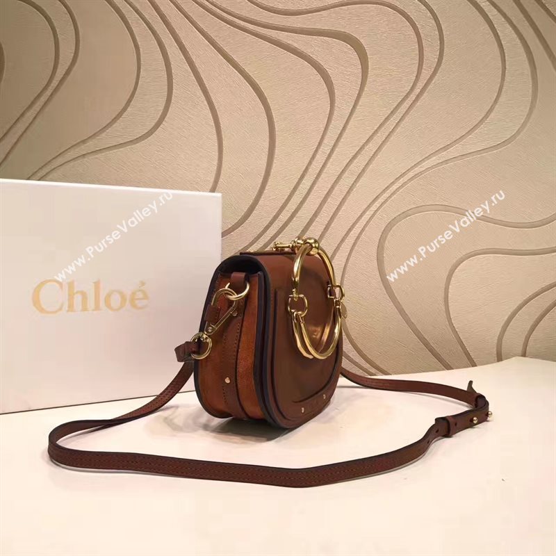 Chloe small nile bracelet coffee shoulder bag 4465
