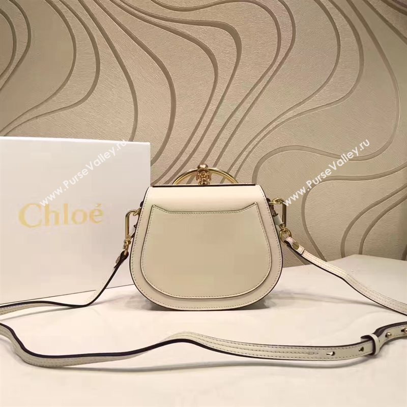 Chloe small nile bracelet shoulder cream bag 4466