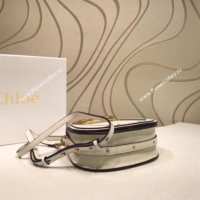 Chloe small nile bracelet shoulder cream bag 4466