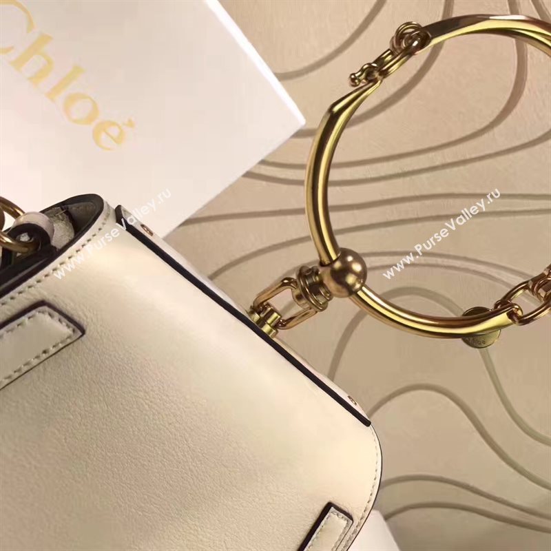 Chloe small nile bracelet shoulder cream bag 4466
