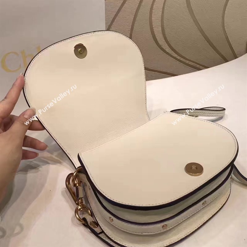 Chloe small nile bracelet shoulder cream bag 4466