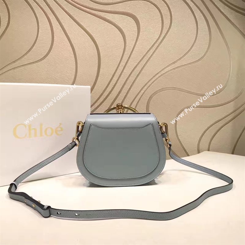 Chloe small nile bracelet sky shoulder blue bag 4467