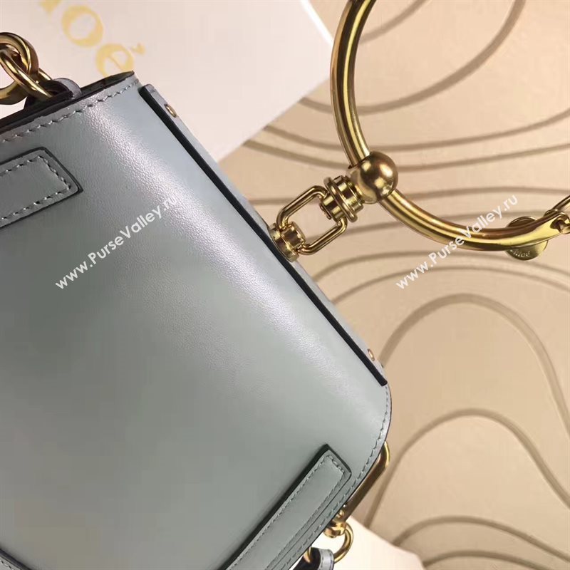 Chloe small nile bracelet sky shoulder blue bag 4467