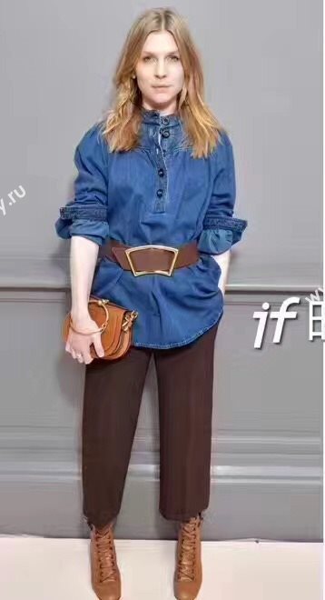 Chloe small nile bracelet sky shoulder blue bag 4467