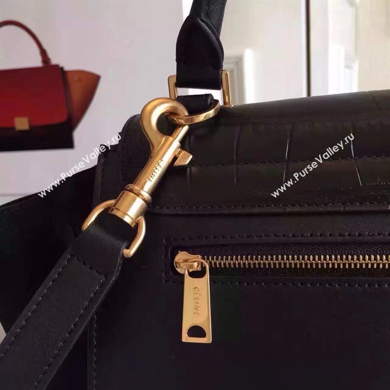 Celine tri-colors black Trapeze bag 4476