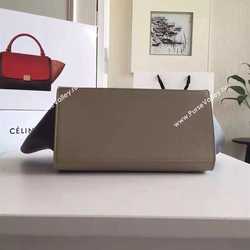 Celine tri-colors black Trapeze gray bag 4478