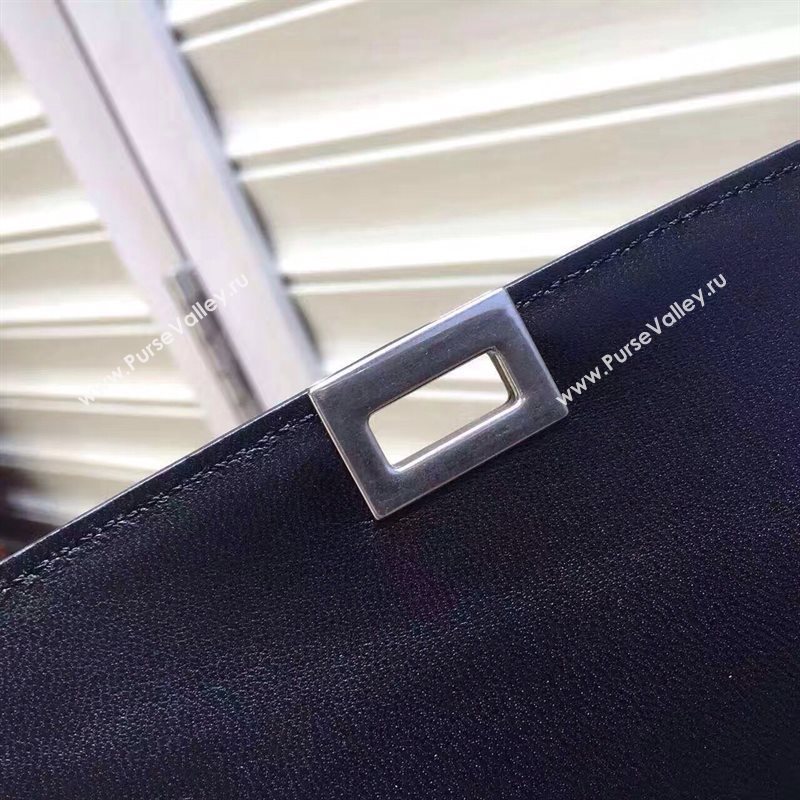 Celine tri-colors black Trapeze blue bag 4480