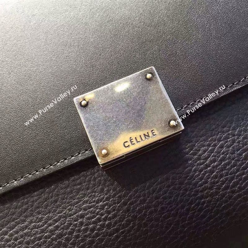 Celine tri-colors black Trapeze blue bag 4480