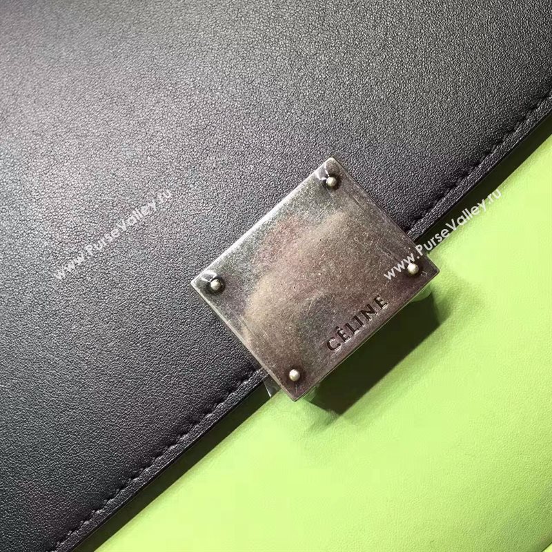 Celine tri-colors black Trapeze gray bag 4481