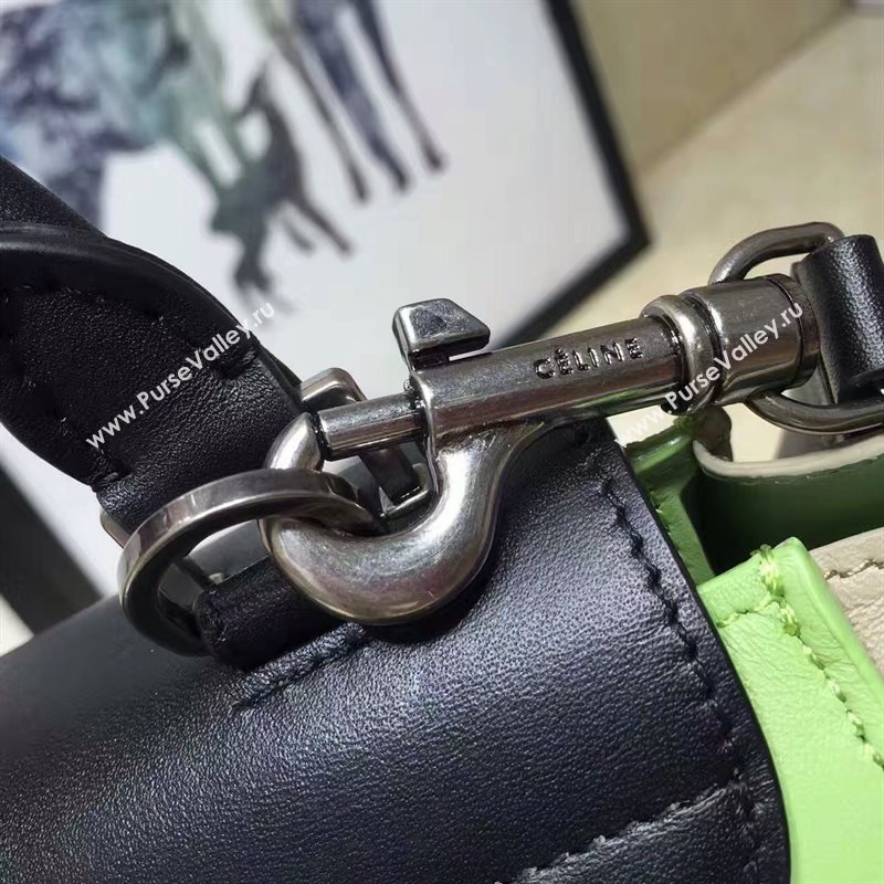 Celine tri-colors black Trapeze gray bag 4481