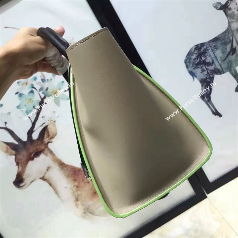 Celine tri-colors black Trapeze gray bag 4481