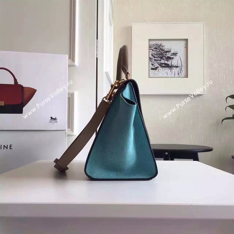 Celine tri-colors gray Trapeze sky bag 4486