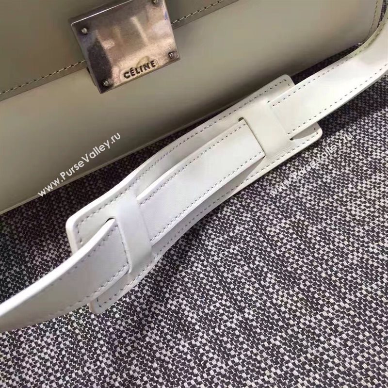 Celine tri-colors gray Trapeze cream bag 4487