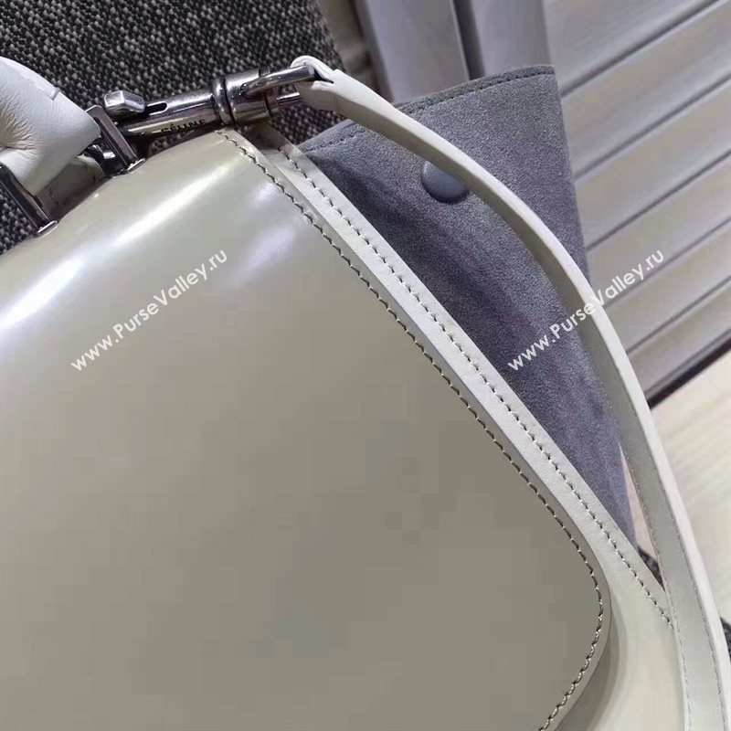 Celine tri-colors gray Trapeze cream bag 4487