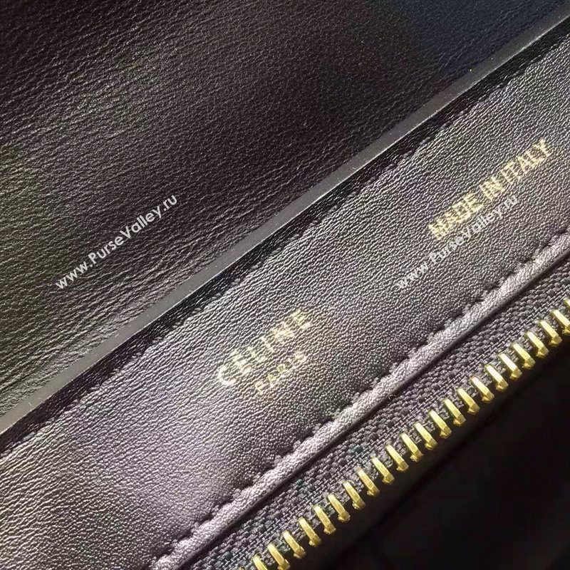 Celine tri-colors black Trapeze white bag 4489