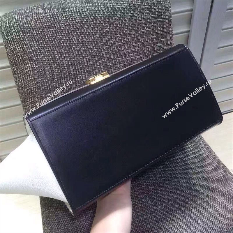Celine tri-colors black Trapeze white bag 4489