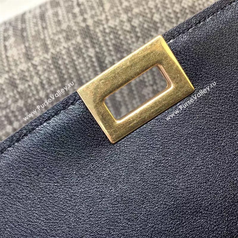 Celine tri-colors black v Trapeze tan bag 4490