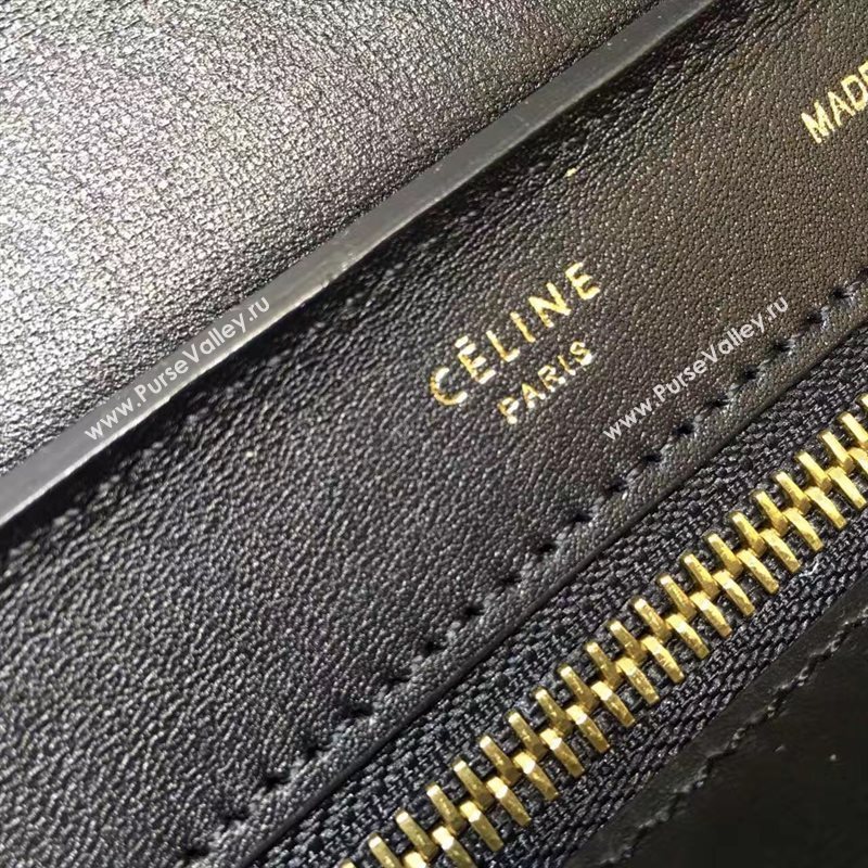 Celine tri-colors black v Trapeze tan bag 4490