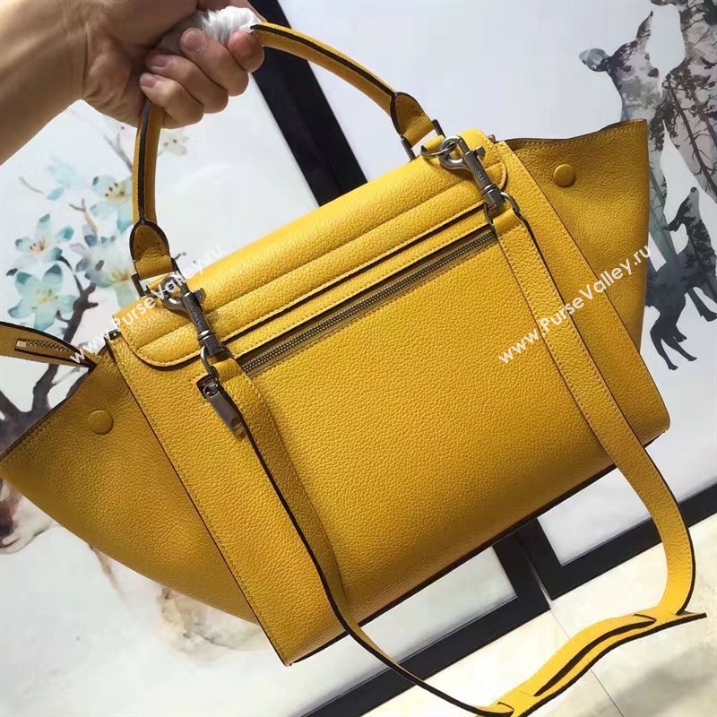 Celine Trapeze yellow bag 4495