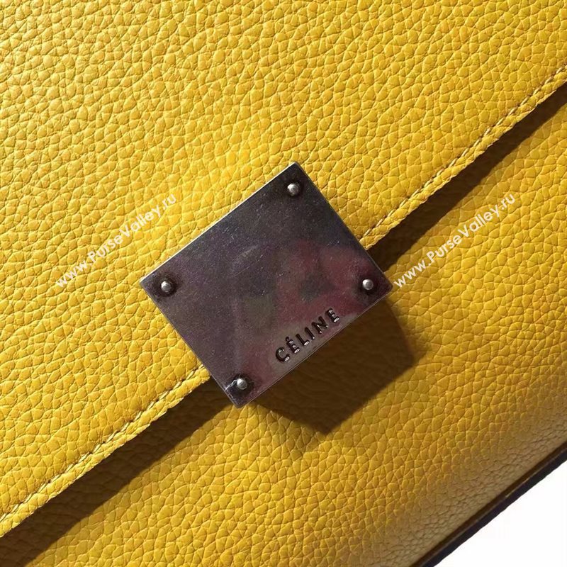 Celine Trapeze yellow bag 4495