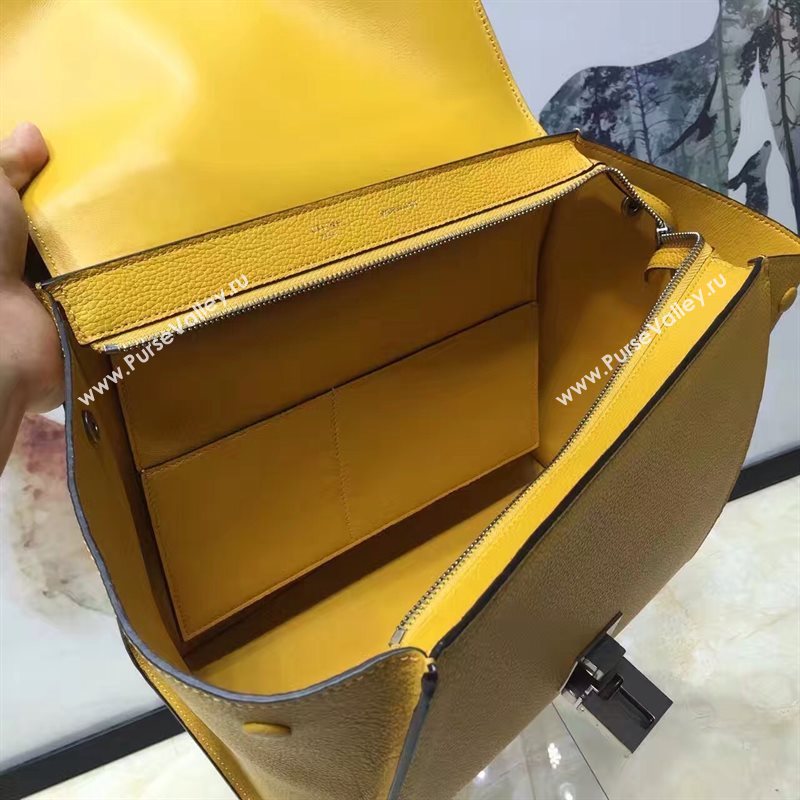 Celine Trapeze yellow bag 4495