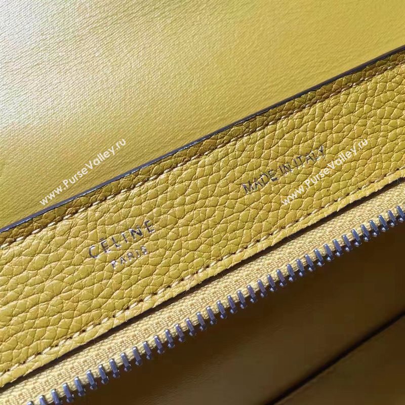 Celine Trapeze yellow bag 4495