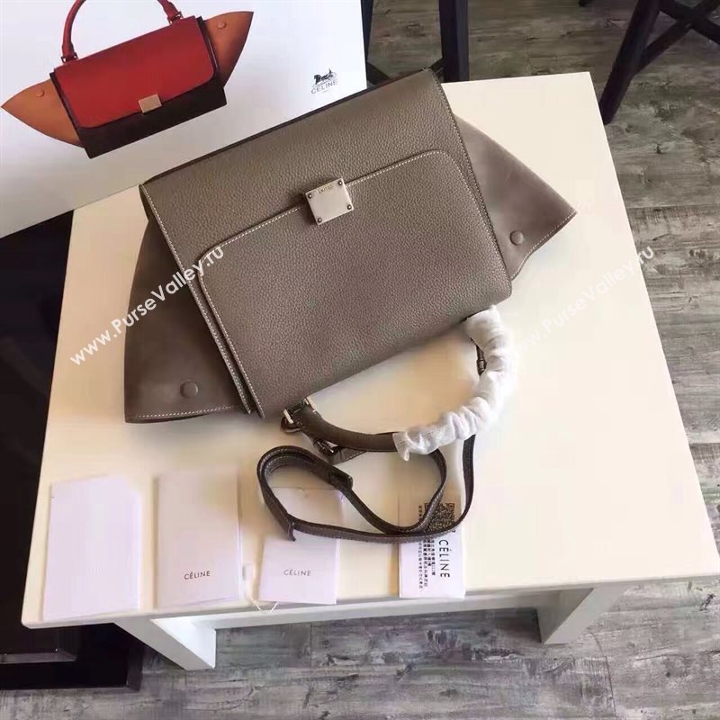 Celine Trapeze gray bag 4496