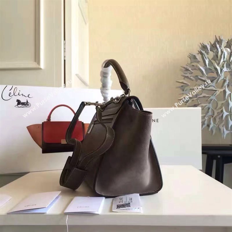 Celine Trapeze gray bag 4496
