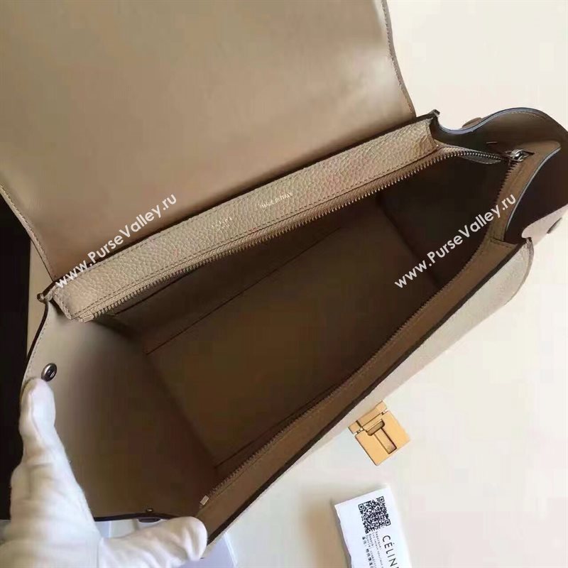 Celine gray v Trapeze suede bag 4498