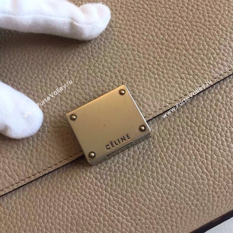 Celine gray v Trapeze suede bag 4498