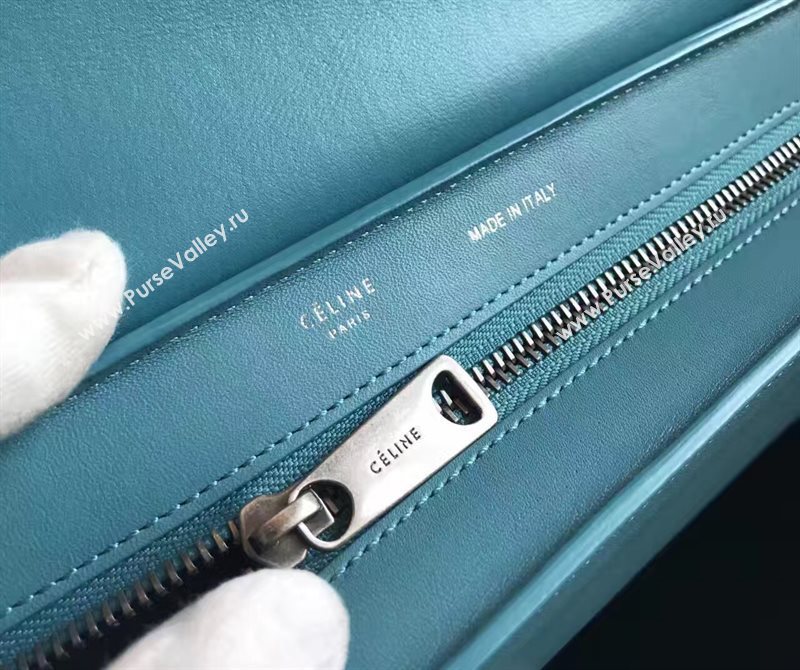 Celine tri-colors black v gray Trapeze suede bag 4499