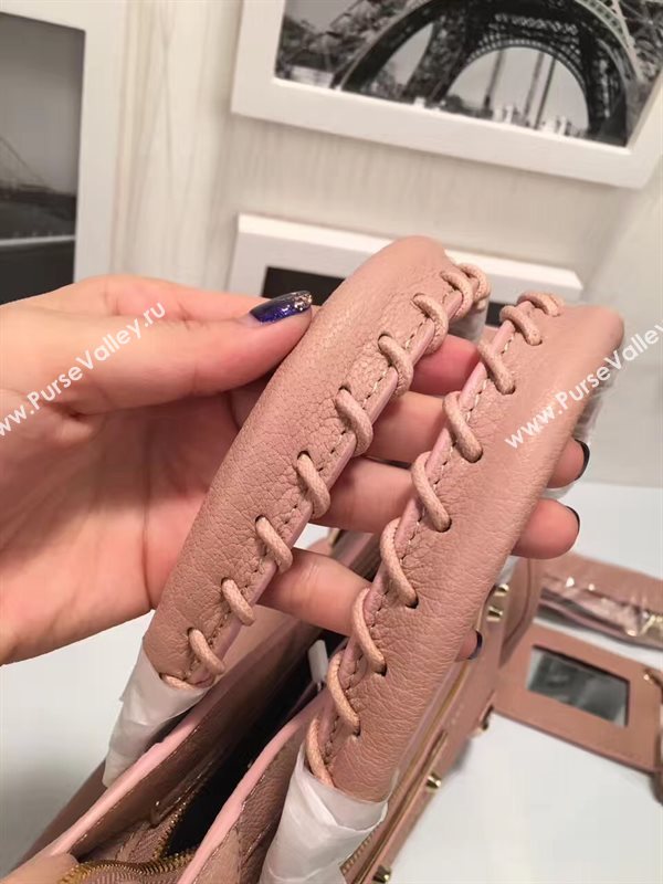 Balenciaga city small goatskin pink bag 4400