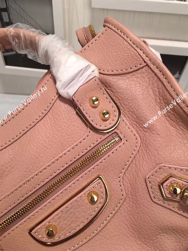 Balenciaga city small goatskin pink bag 4400