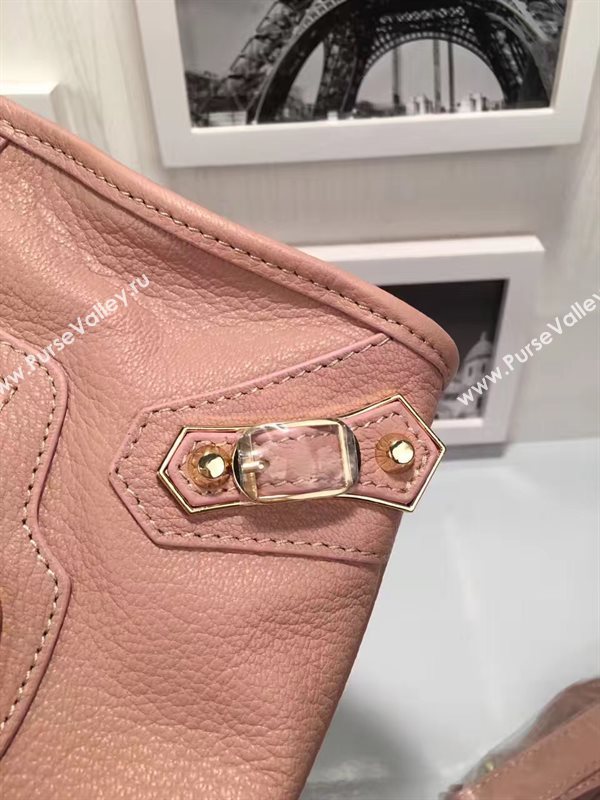 Balenciaga city small goatskin pink bag 4400