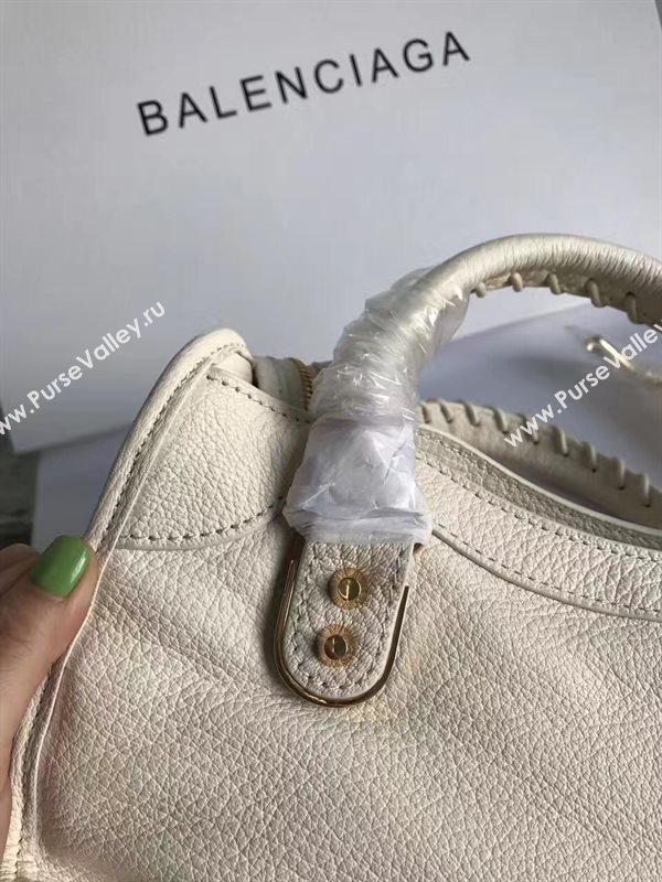 Balenciaga city mini goatskin gray light bag 4404