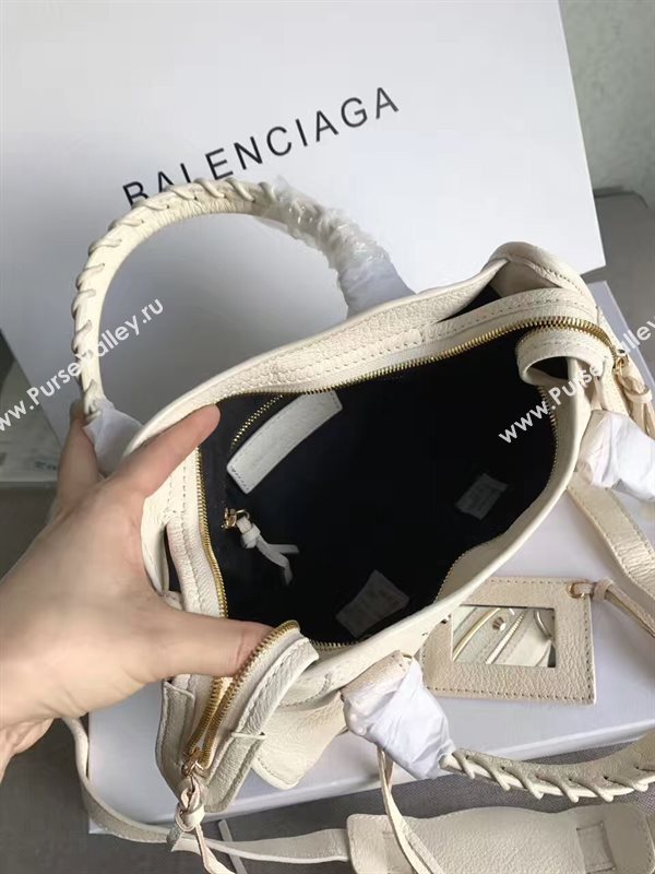 Balenciaga city mini goatskin gray light bag 4404