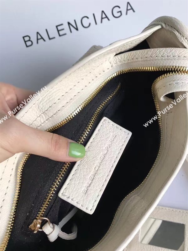 Balenciaga city mini goatskin gray light bag 4404
