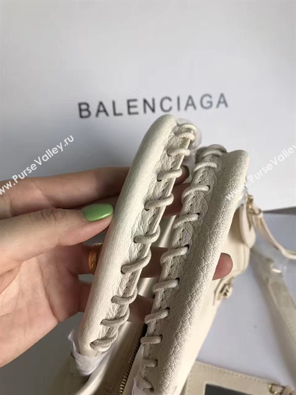 Balenciaga city mini goatskin gray light bag 4404