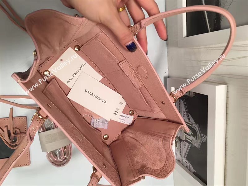 Balenciaga city mini goatskin pink bag 4408
