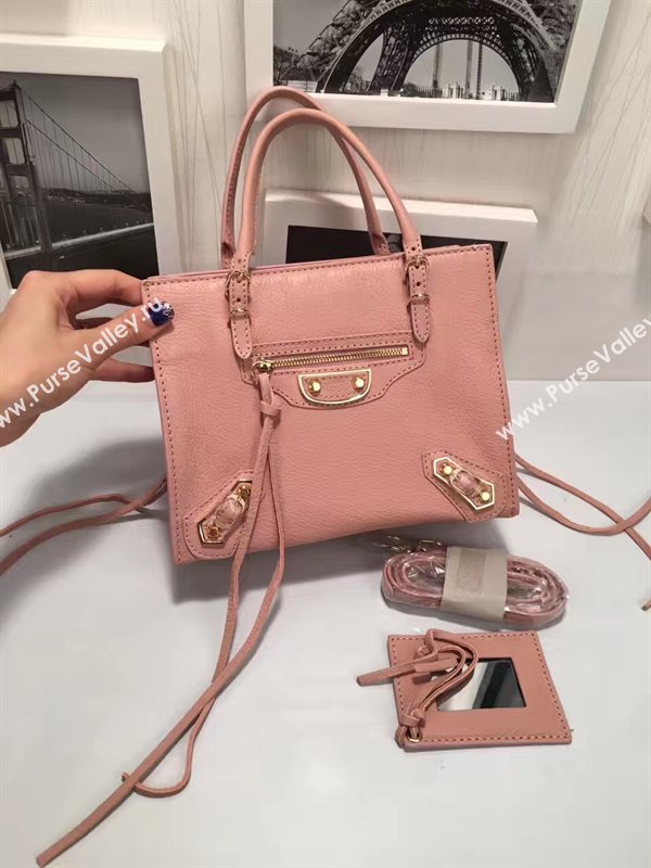 Balenciaga city mini goatskin pink bag 4408