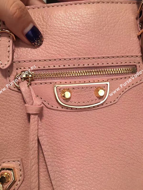 Balenciaga city mini goatskin pink bag 4408