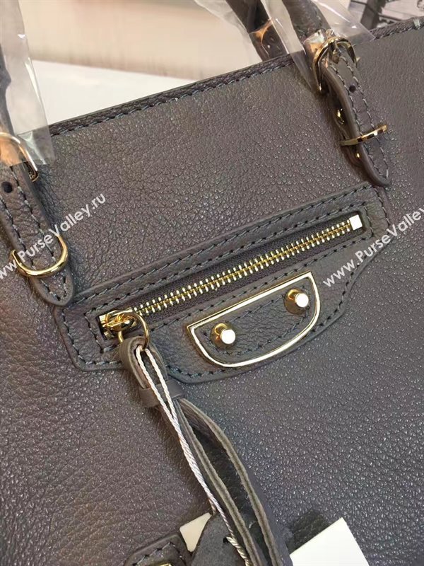 Balenciaga city mini dark goatskin gray bag 4409