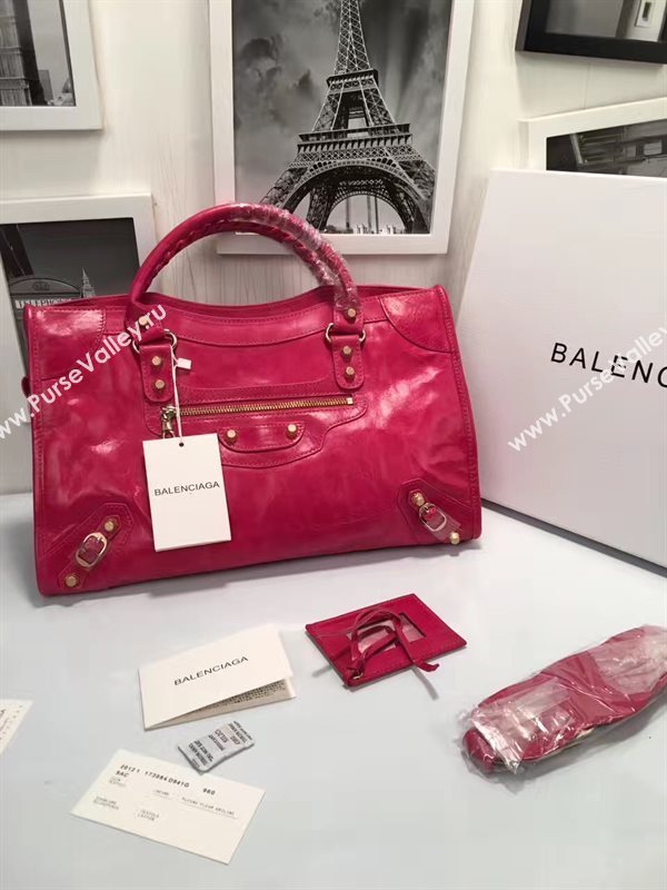 Balenciaga city red large bag 4412