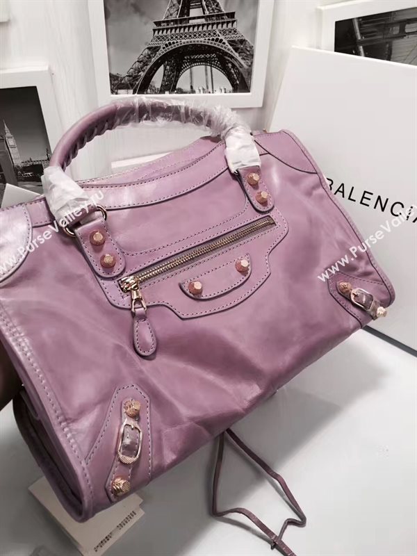 Balenciaga city purple large bag 4413