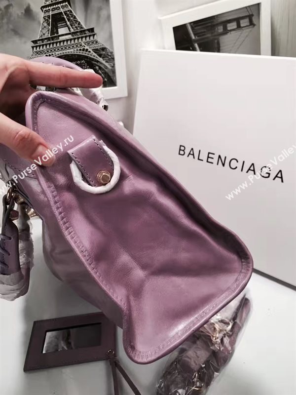 Balenciaga city purple large bag 4413