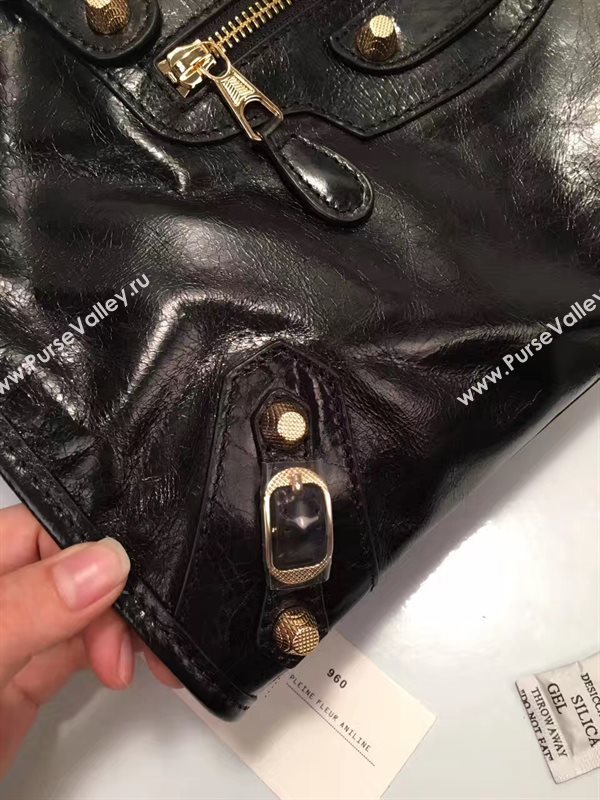 Balenciaga city black large bag 4414