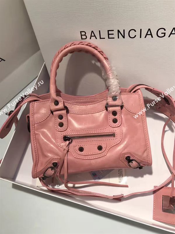Balenciaga city pink mini bag 4419